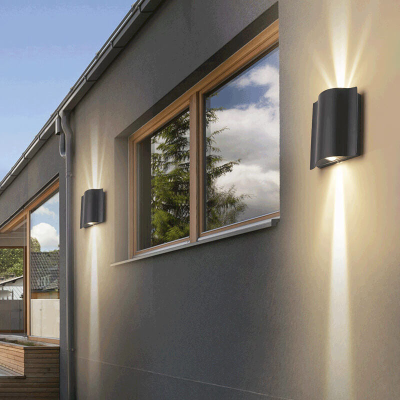 Modern Wave Taavita Waterproof LED Outdoor Wall Light Lamp