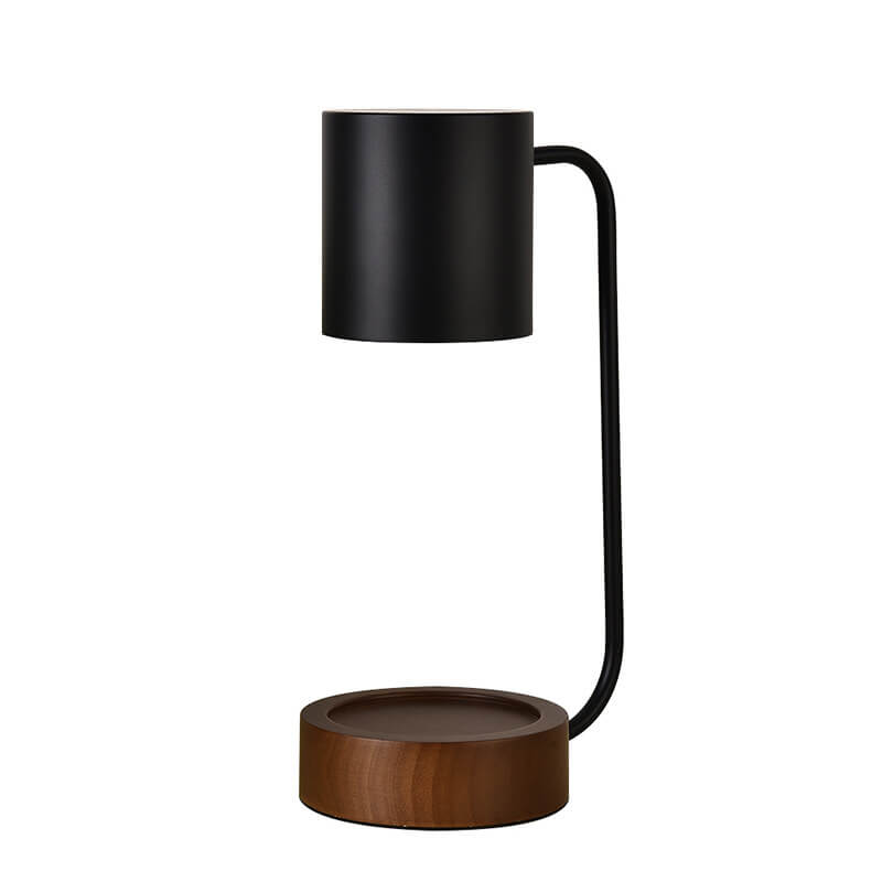 Taavita Minimalistic Wooden Table Lamp with Timing Dimming Function - 1 Light from Melting Wax