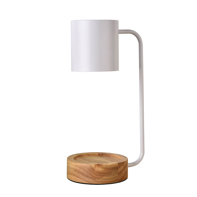 Taavita Minimalistic Wooden Table Lamp with Timing Dimming Function - 1 Light from Melting Wax