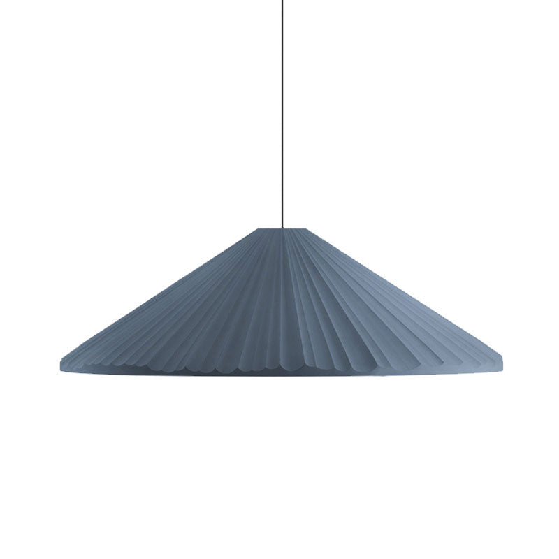 Taavita Gerippter Cone Pendant Light Nordic Style 1 Light Living Room Hanging Lamp, 8"/12.5"/16" Diameter