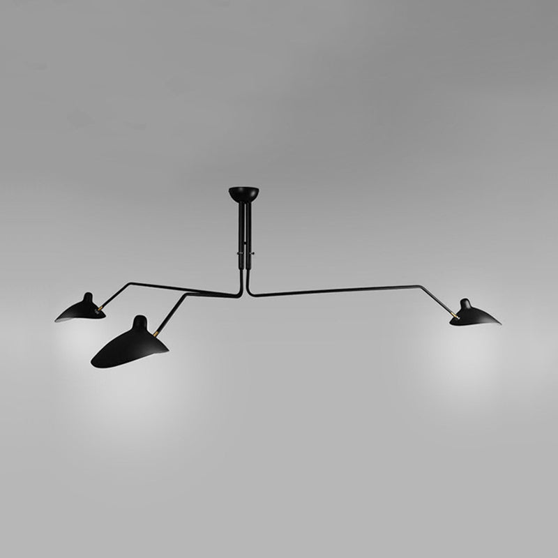 Taavita Hanging Lamp Post Modern 2/3/5 Lights Black Living Room Chandelier Light