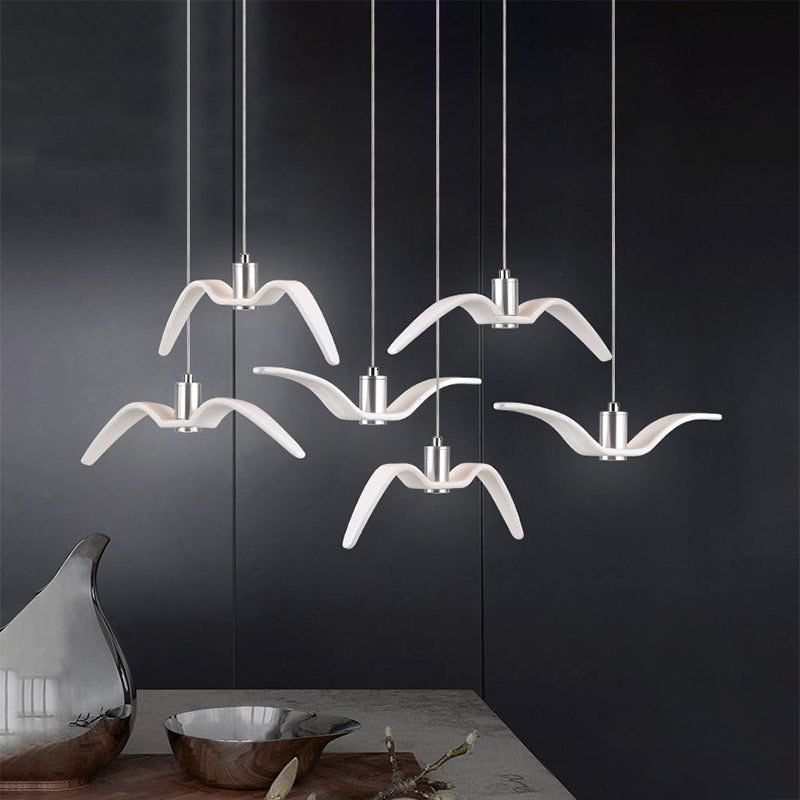 Art Deco Pendant Light, Seagull Hanging Lamp for Children Room Clearhalo 'Ceiling Lights' 'Modern Pendants' 'Modern' 'Pendant Lights' 'Pendants' Lighting' 119123