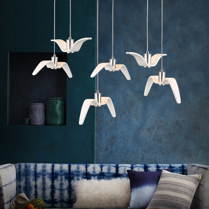 Taavita Seagull Pendant Light, Modern Hanging Lamp for Children's Room