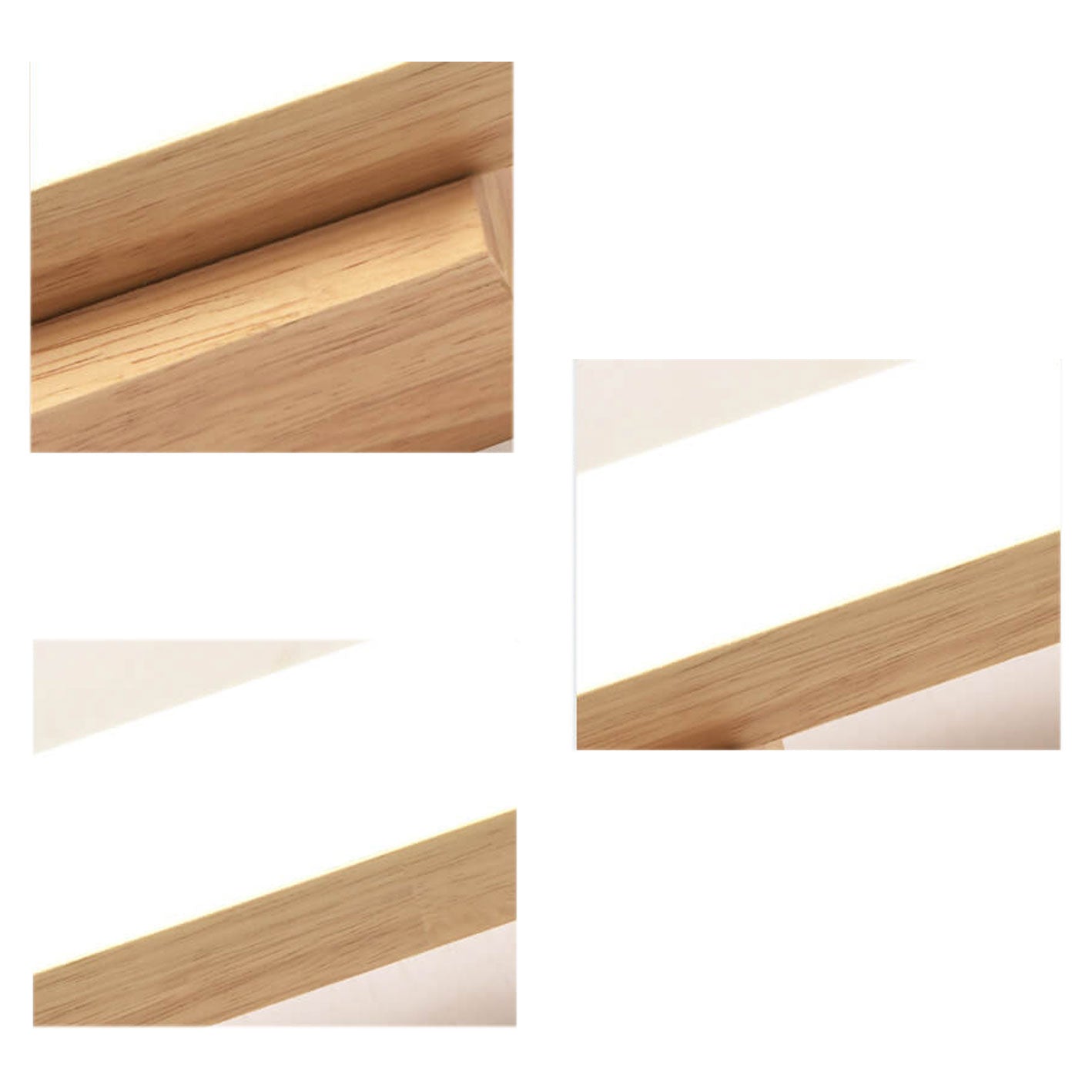 Taavita Minimalist Wooden Long Strip Vanity Light LED Wall Lamp