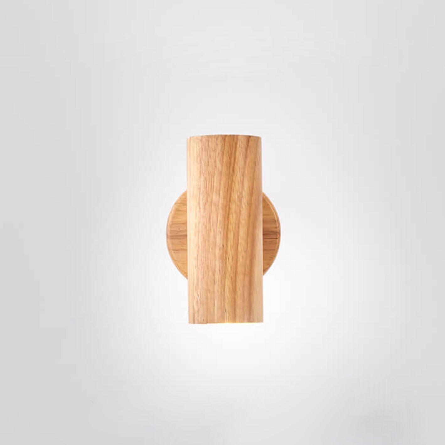 Modern Minimalist Wooden Rail Spotlight 1/3/4 Light Wall Lamp