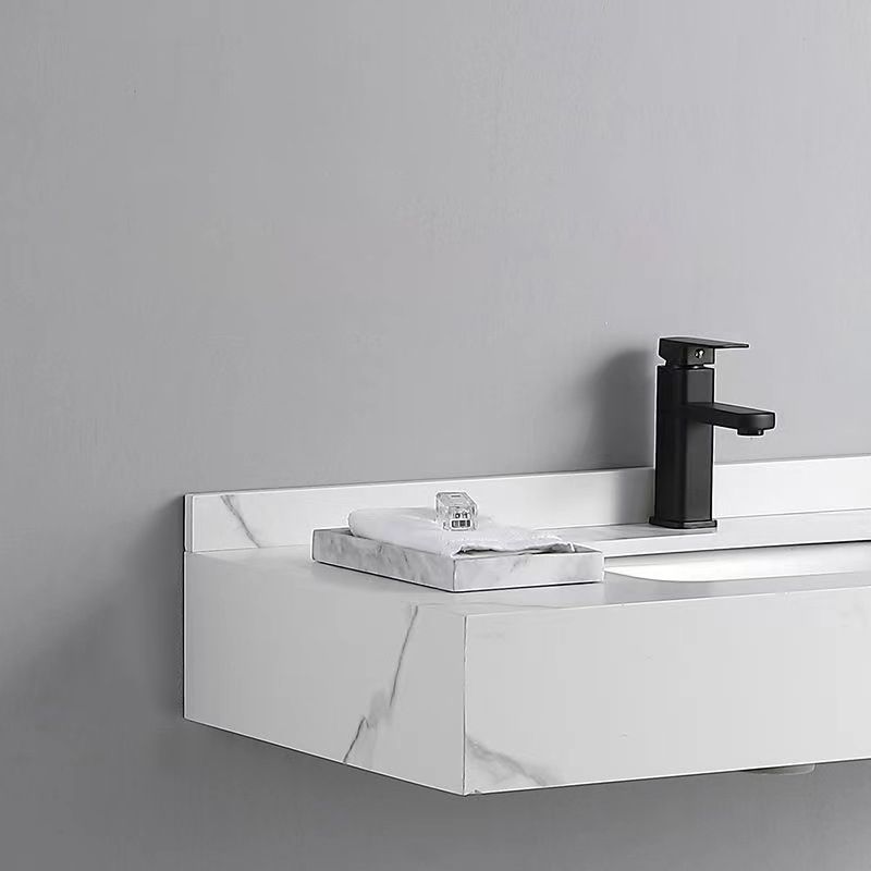 Taavita Bathroom Vanity Made of Stone, Modern, Space-Saving Vanity for the Bathroom, Undermount Sinks, Durable and Stylish.