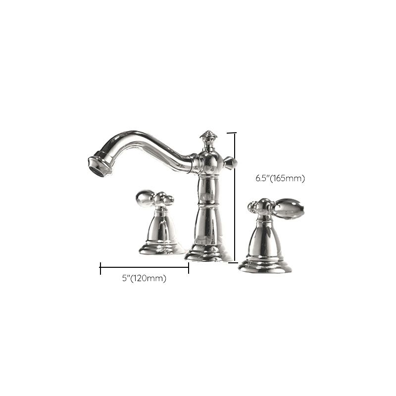 Taavita Traditional Roman Tub Faucet Set with Handles - Fixed Deck-Mount