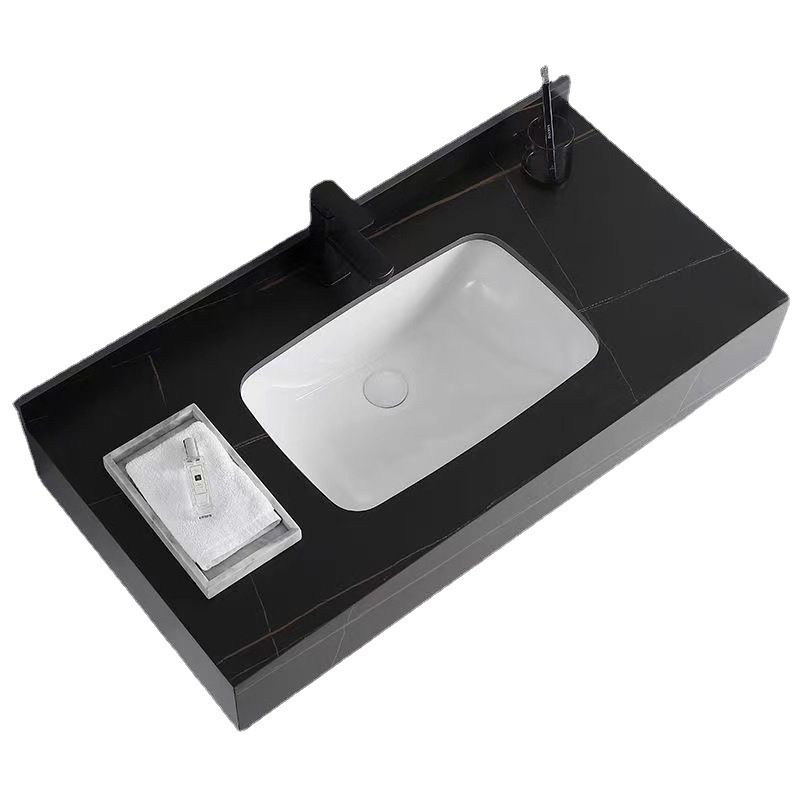 Taavita Bathroom Vanity Made of Stone, Modern, Space-Saving Vanity for the Bathroom, Undermount Sinks, Durable and Stylish.