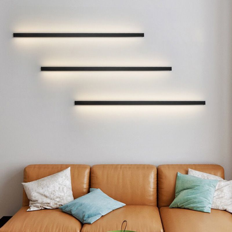 Minimalistic Linear Wall Lamp LED Atmospheric Lighting