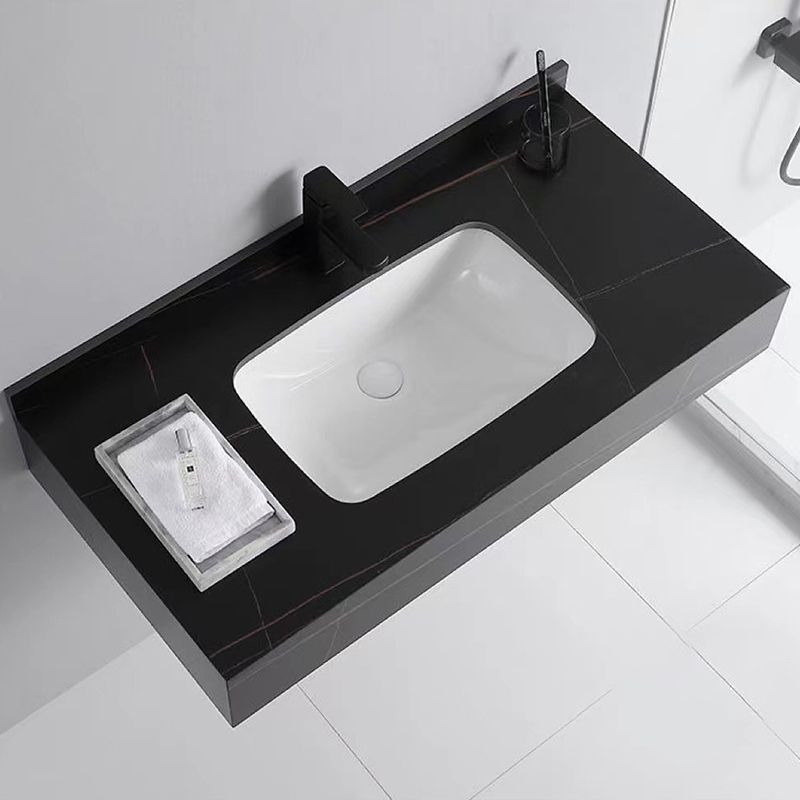 Taavita Bathroom Vanity Made of Stone, Modern, Space-Saving Vanity for the Bathroom, Undermount Sinks, Durable and Stylish.