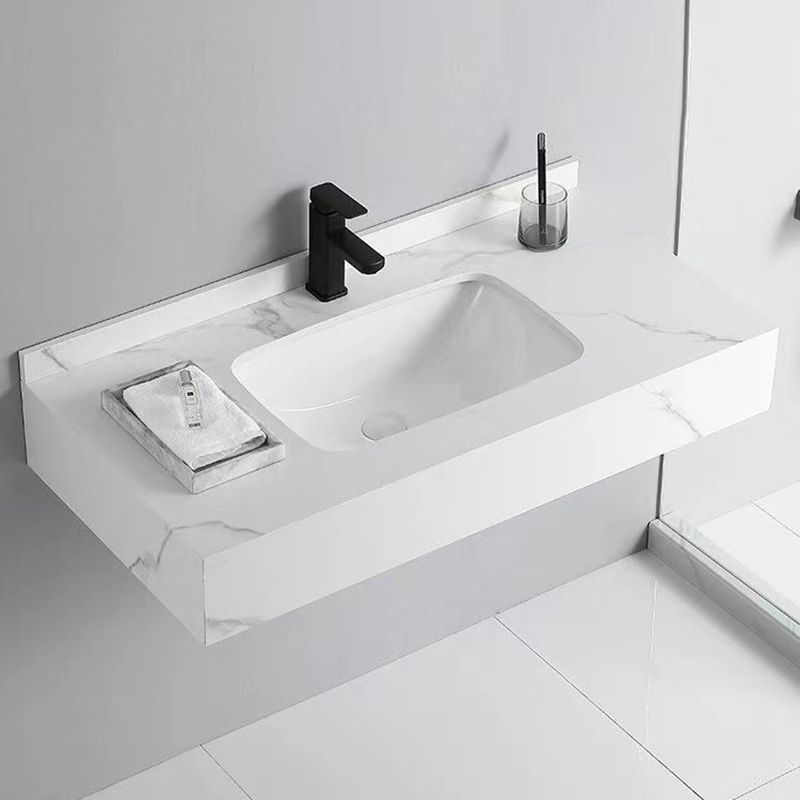 Taavita Bathroom Vanity Made of Stone, Modern, Space-Saving Vanity for the Bathroom, Undermount Sinks, Durable and Stylish.