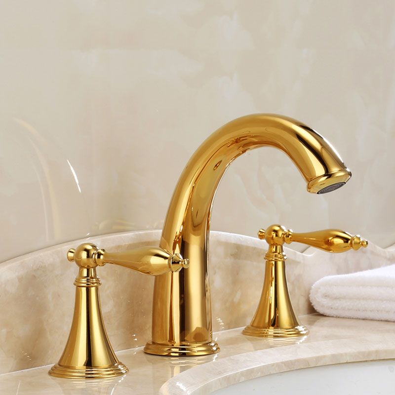 Taavita Traditional Roman Tub Faucet Set with Handles - Fixed Deck-Mount