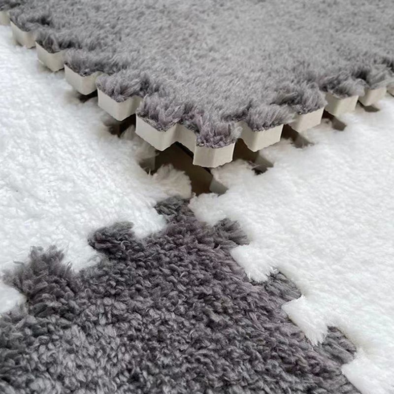 Taavita Modern Carpet Tiles with Level Loop, Interlocking Square Bedroom Carpet Tiles