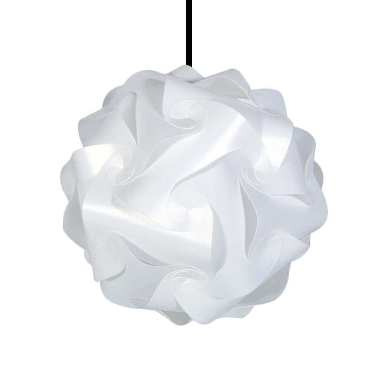 Taavita Hanging Lamp Contemporary 1-Light Acrylic Ceiling Pendant Light, 8"/9"/10" Diameter (Pack of 2)