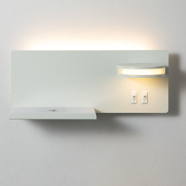 Taavita Modern Simple Flat Reading USB Smart LED Wall Lamp Light