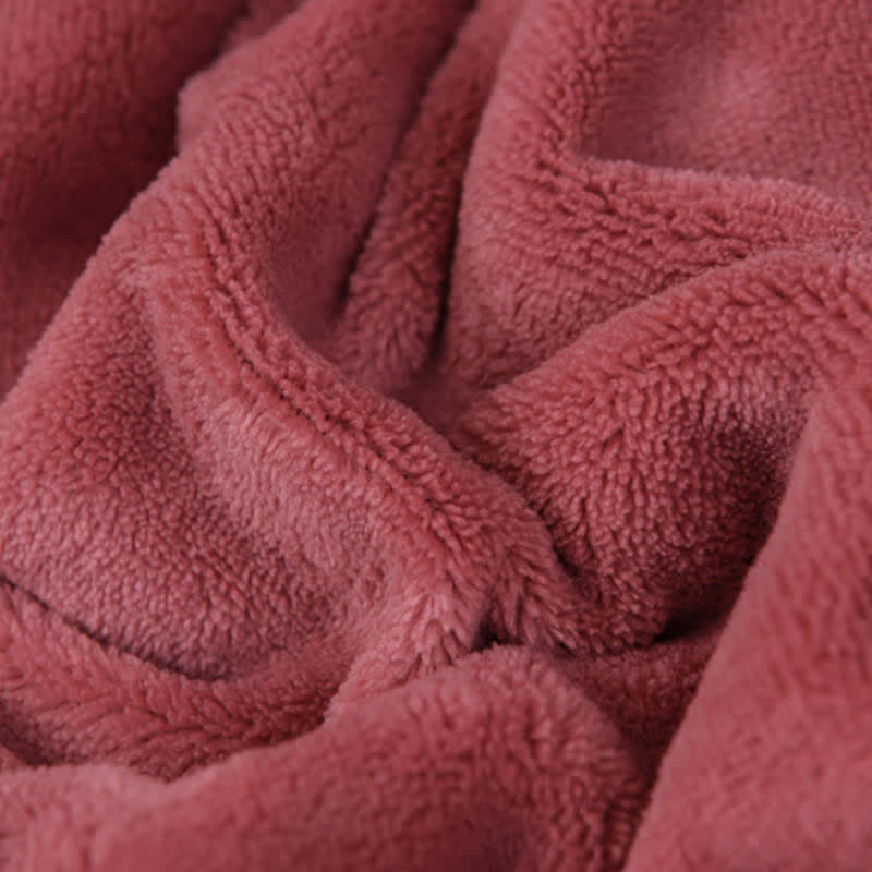 Cozy Solid Color Winter Blanket