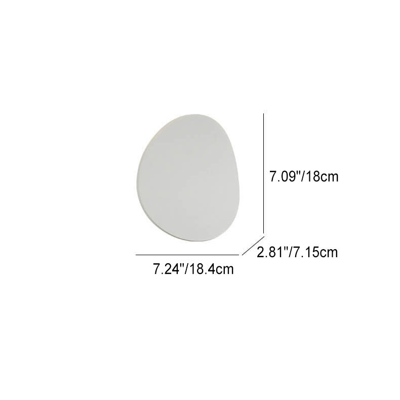 Minimalist Round 1-Light LED Wall Lamp for Indoor and Outdoor - IP65 Waterproof, Industrial Style, 7W, 700lm