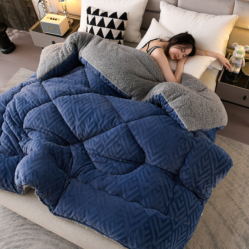 Thick Taavita Blanket with Quilt Layer