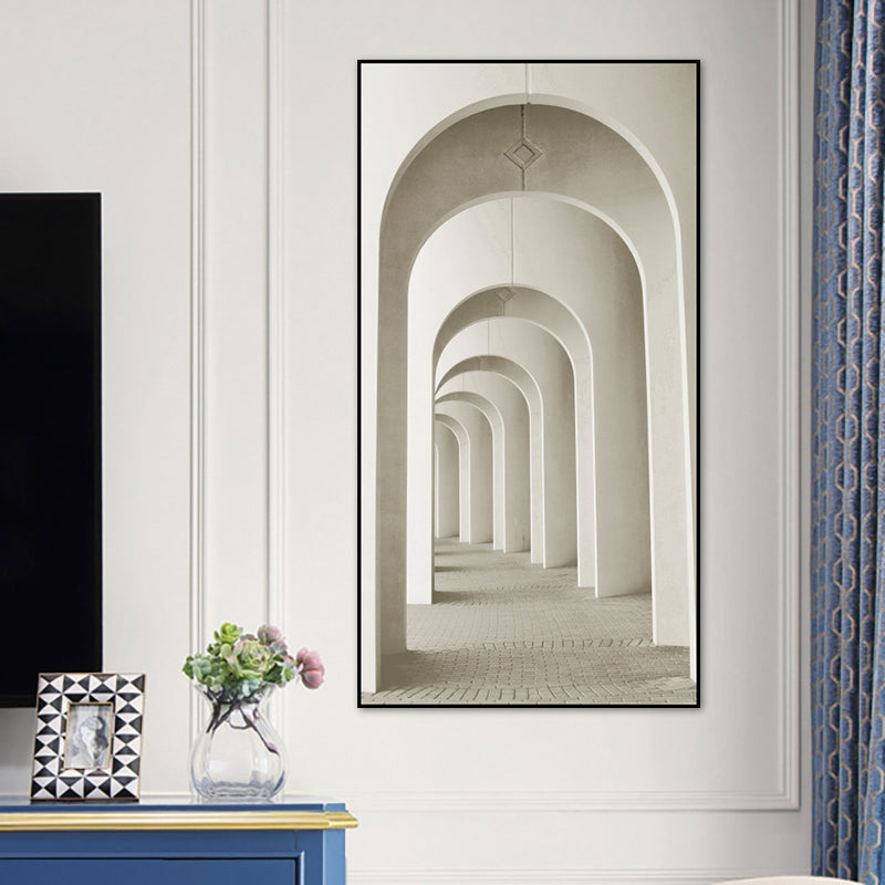 Taavita Long Corridor - Canvas Art for Bedroom Wall Decoration, Photography in Multiple Sizes