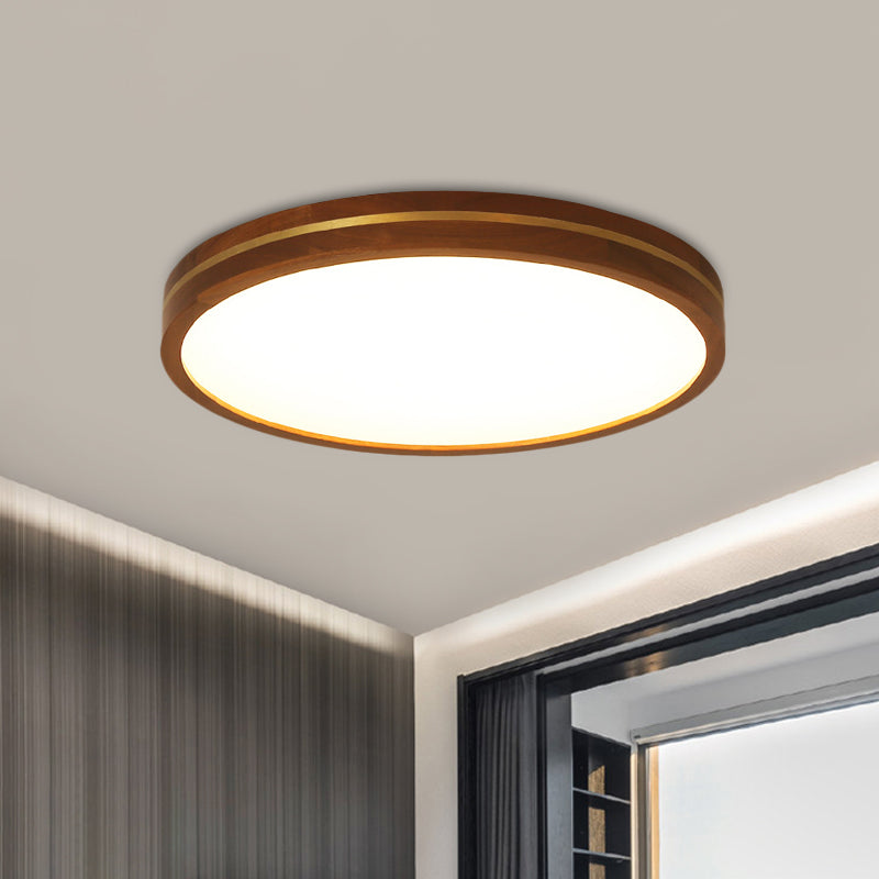 15" / 19" Modern Flushmount LED Light Fixture - Taavita, Included Bulb, Acrylic, White Light, 110V-120V / 220V-240V, Max 39W