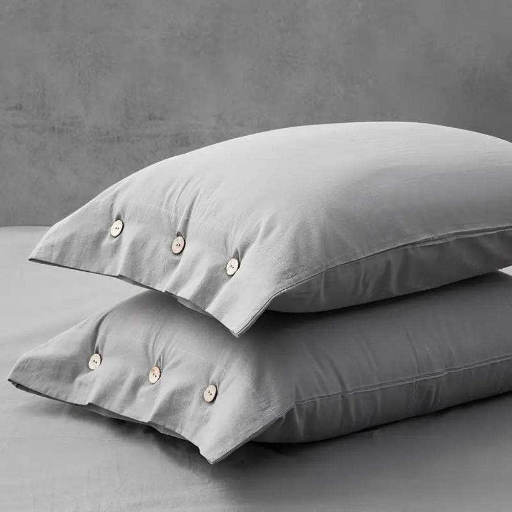 Taavita Pillowcases - Twin Pack - 100% Organic Comfort