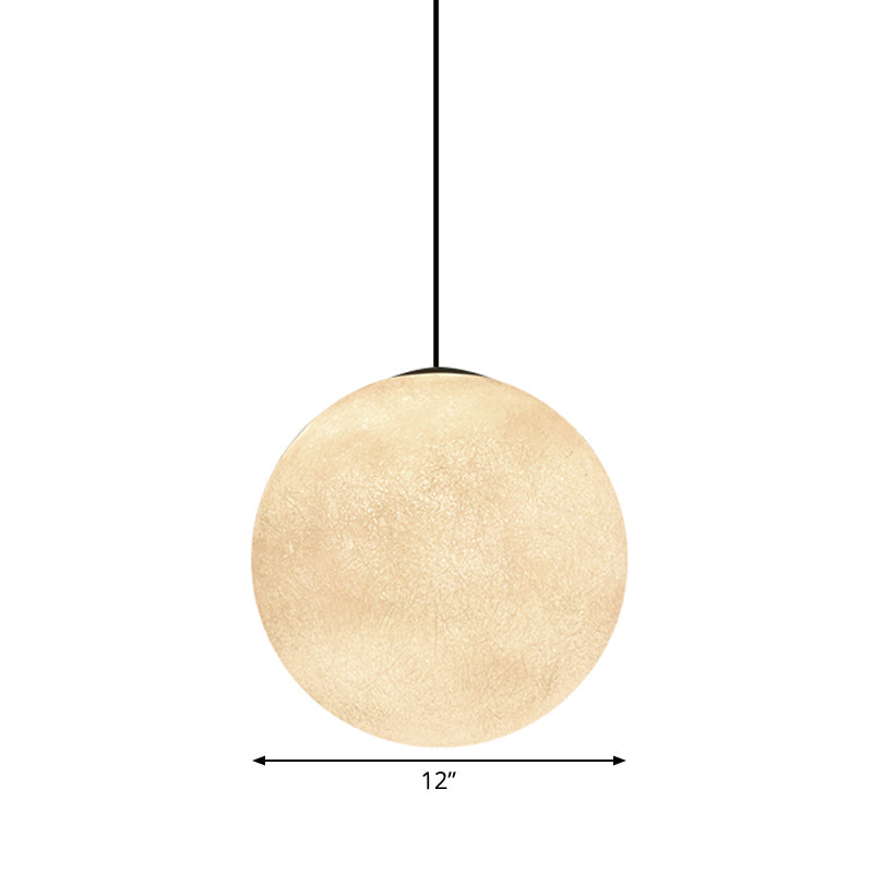 Taavita Supermoon Pendant Modern 1-Light Ceiling Hanging Lamp Romantic Light 10"/12"/16" Wide