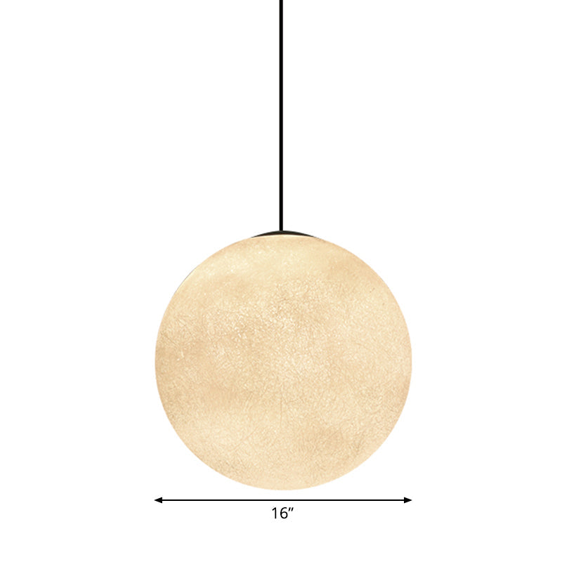 Taavita Supermoon Pendant Modern 1-Light Ceiling Hanging Lamp Romantic Light 10"/12"/16" Wide