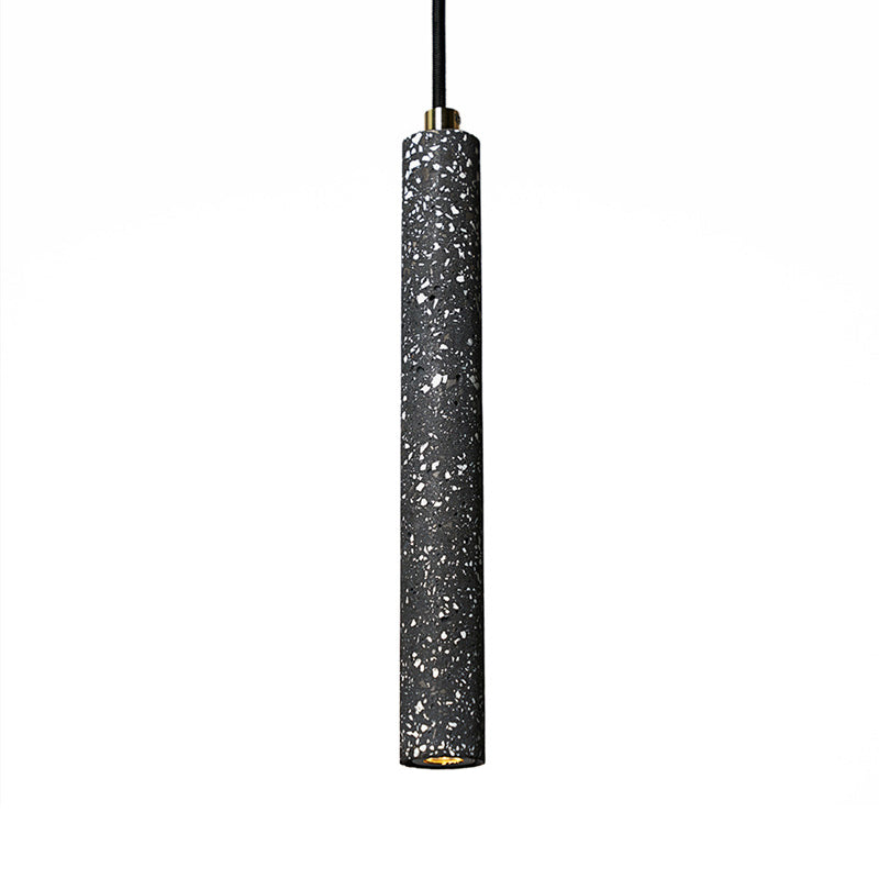 Taavita Flute Pendant Light Nordic 10"/19.5" High LED Bistro Pendant Light in Black/White