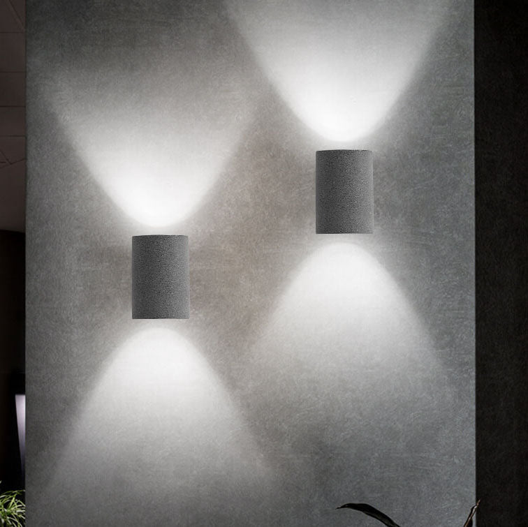 Taavita Cement Cylinder 1-Light Wall Lamp