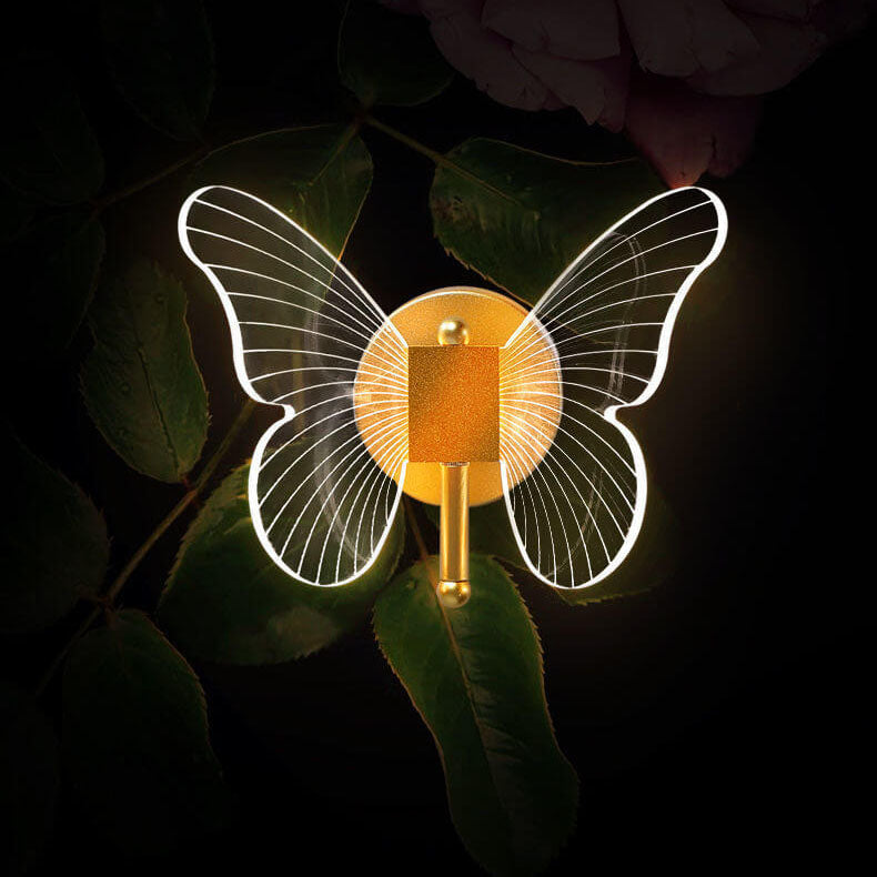 Taavita Creative Butterfly Acrylic LED Wall Light Lamp