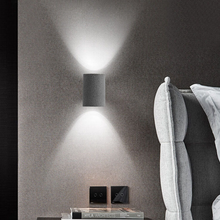 Taavita Cement Cylinder 1-Light Wall Lamp