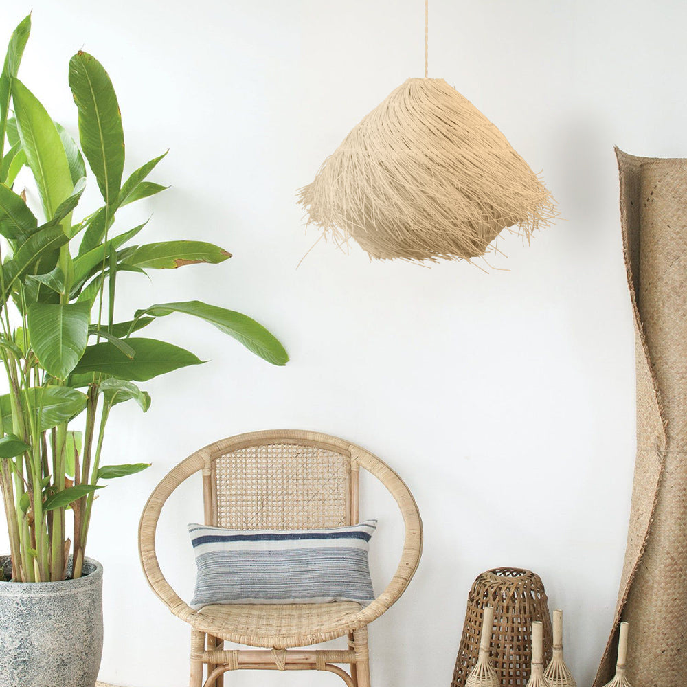 Taavita Rattan Pendant Light Boho Style with Natural Material and Clever Design