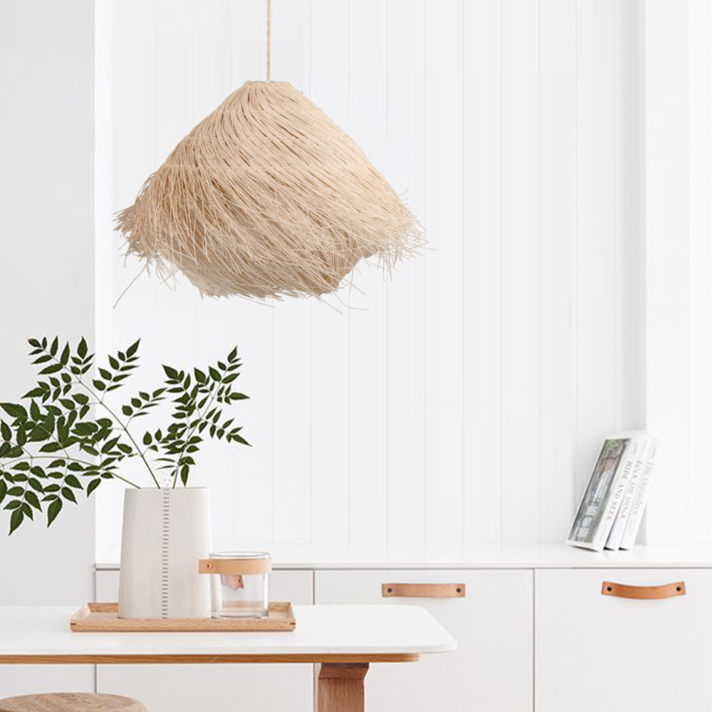 Taavita Rattan Pendant Light Boho Style with Natural Material and Clever Design