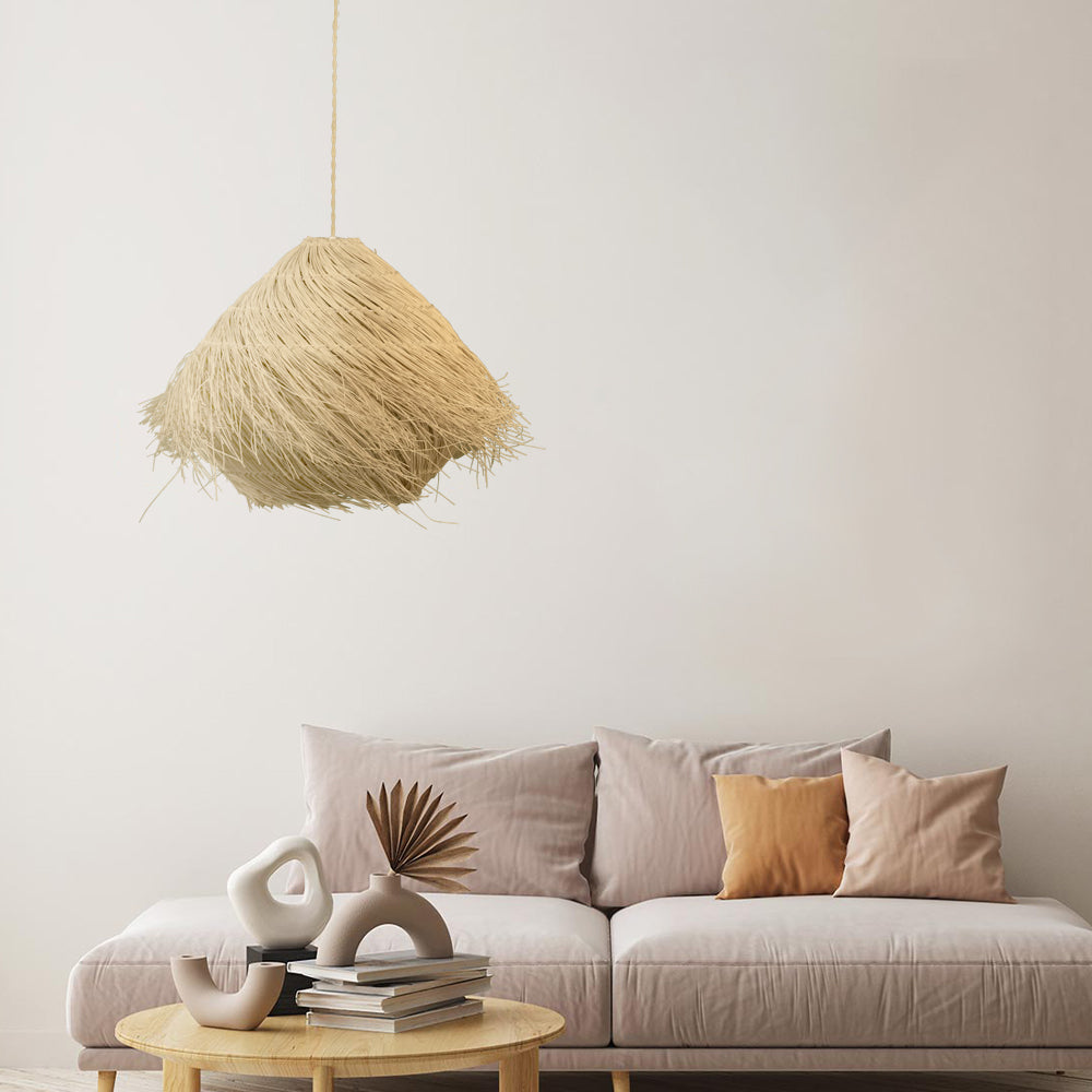 Taavita Rattan Pendant Light Boho Style with Natural Material and Clever Design