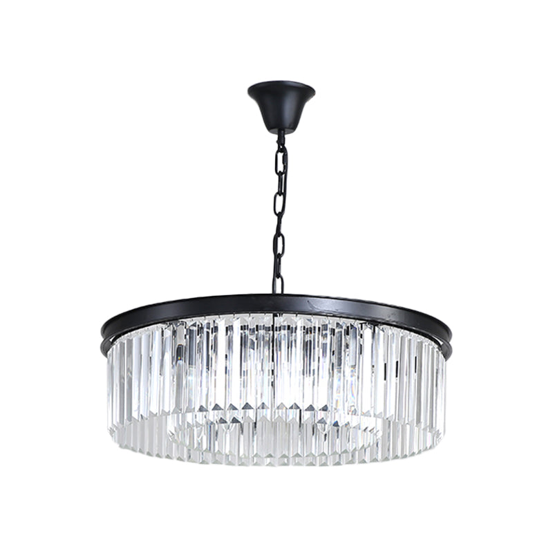 Taavita Round Pendant Light Minimalism Crystal 4/8/12/16 Lamp Restaurant Ceiling Plant