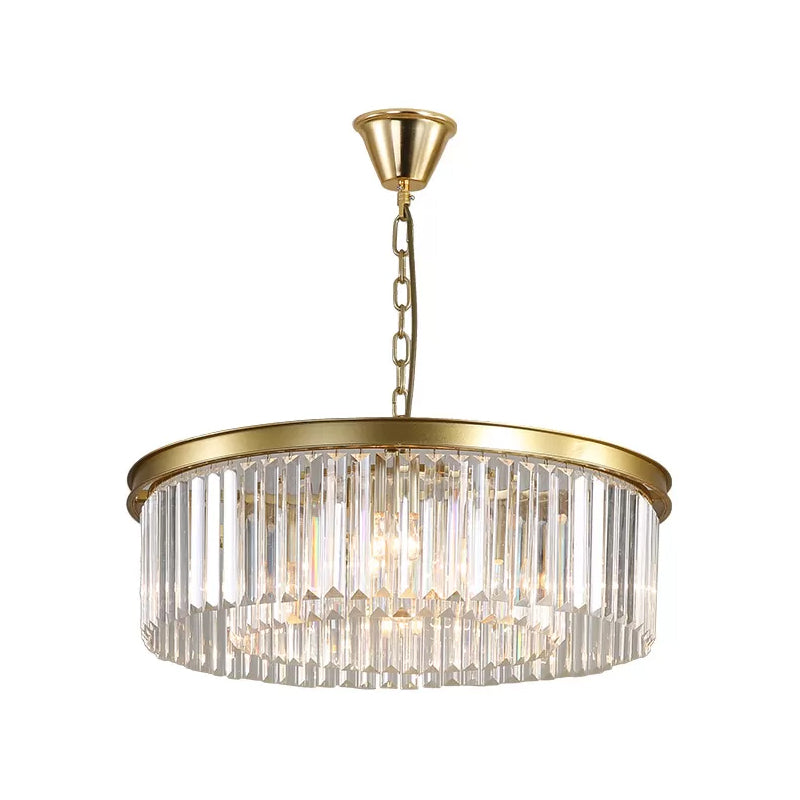 Taavita Round Pendant Light Minimalism Crystal 4/8/12/16 Lamp Restaurant Ceiling Plant