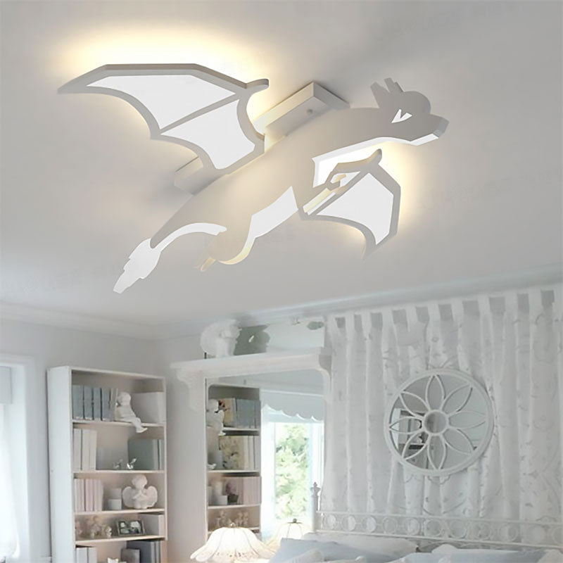 Taavita Children's Bedroom LED Ceiling Mount Light Acrylic - Cartoon - Ceiling Element in White