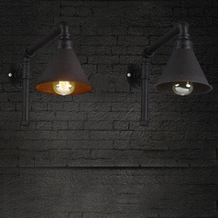 Taavita Vintage Iron Sanitary Modeling, 3-Light Wall Lamp