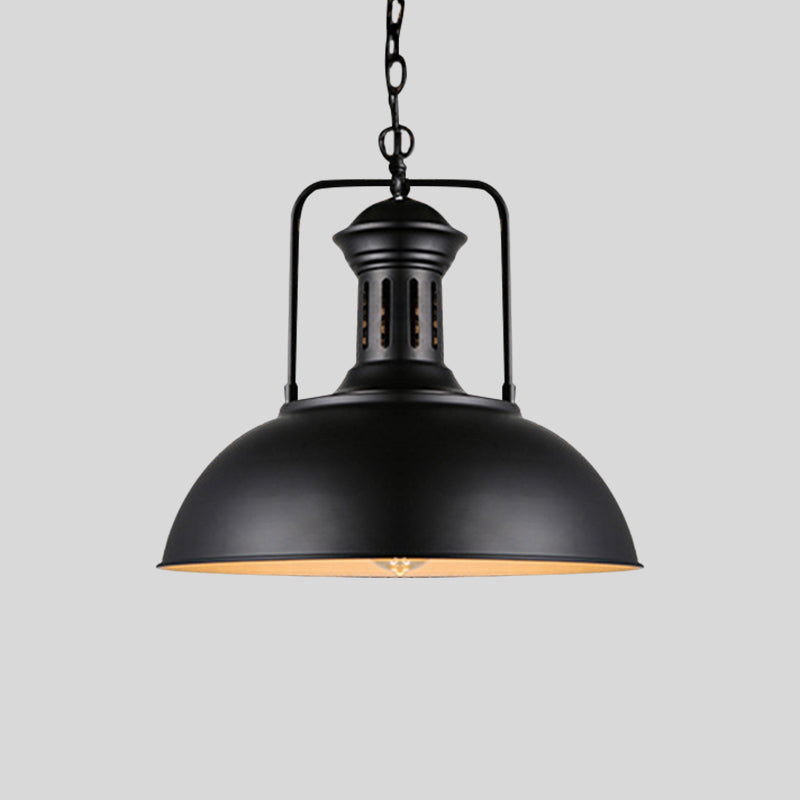 Taavita - Drop - Lamp Barn 1 Light Farmhouse Pendant Lighting with Ventilated Base