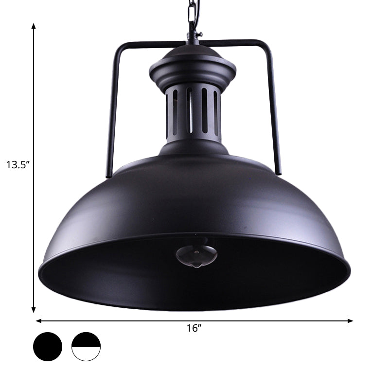 Taavita - Drop - Lamp Barn 1 Light Farmhouse Pendant Lighting with Ventilated Base