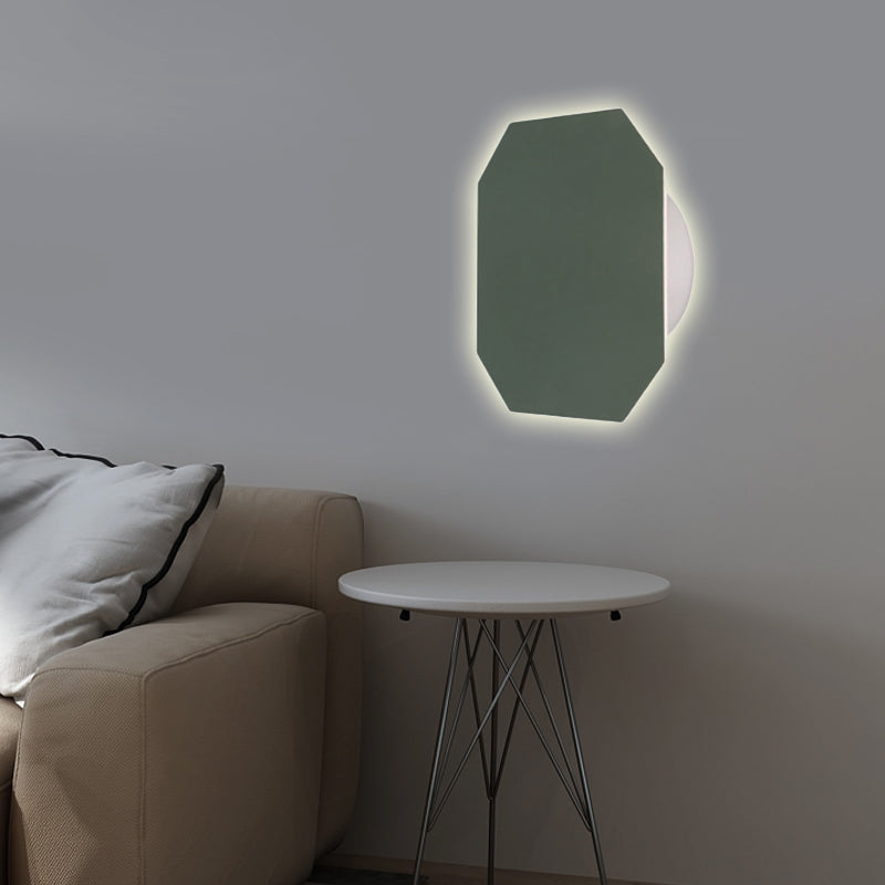 Taavita - Colored Wall Light Round Metal Wall Lamps for Stairs in Nordic Style