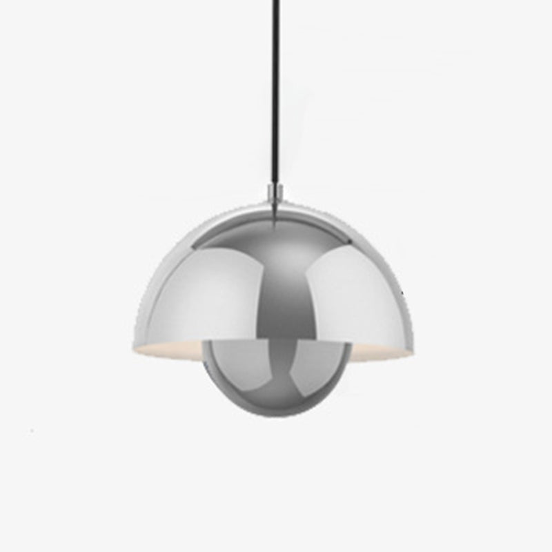 Nordic Style Bud Shaped Ceiling Light Metallic 1 Heads Dining Room Hanging Pendant Light Clearhalo 'Ceiling Lights' 'Modern Pendants' 'Modern' 'Pendant Lights' 'Pendants' Lighting' 2121146