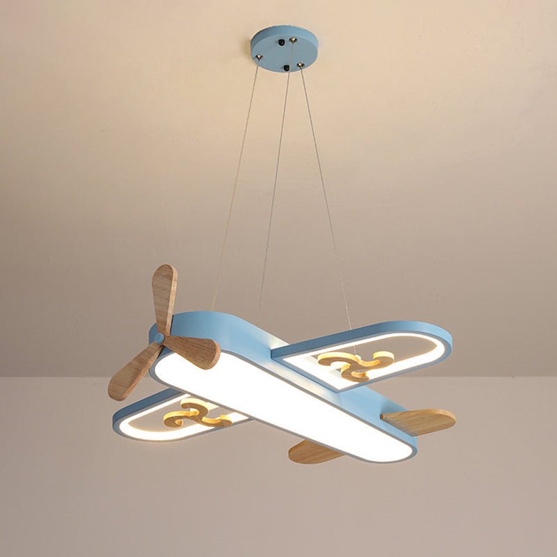 Childrens Plane Shaped Hanging Lamp Acrylic Bedroom LED Chandelier Pendant Light Yellow Clearhalo 'Ceiling Lights' 'Chandeliers' Lighting' options 2311105_4f8e35bb-041e-4ac1-a28c-7c62b44f8e23