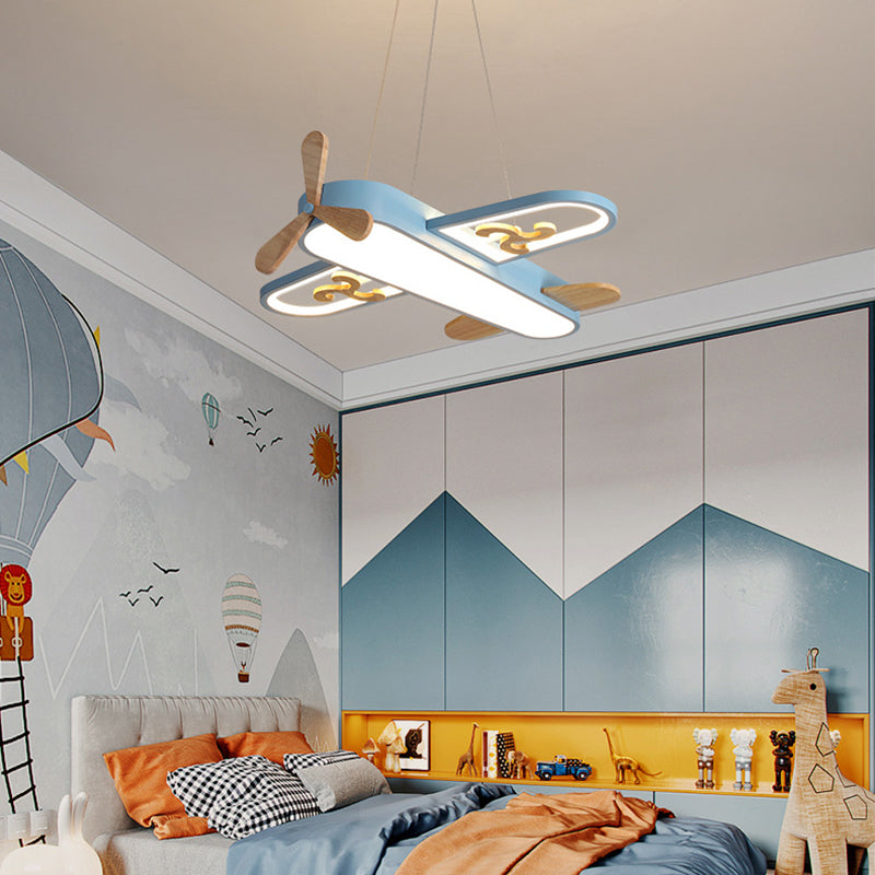 Hanging Lamp Acrylic Bedroom LED Chandelier Pendant Light - Yellow Blue, 40-59W, including Bulb, Warm White, Remote Control, Dimmable, Round Canopy Shape, Cable Mounting, 110V-240V, SMD