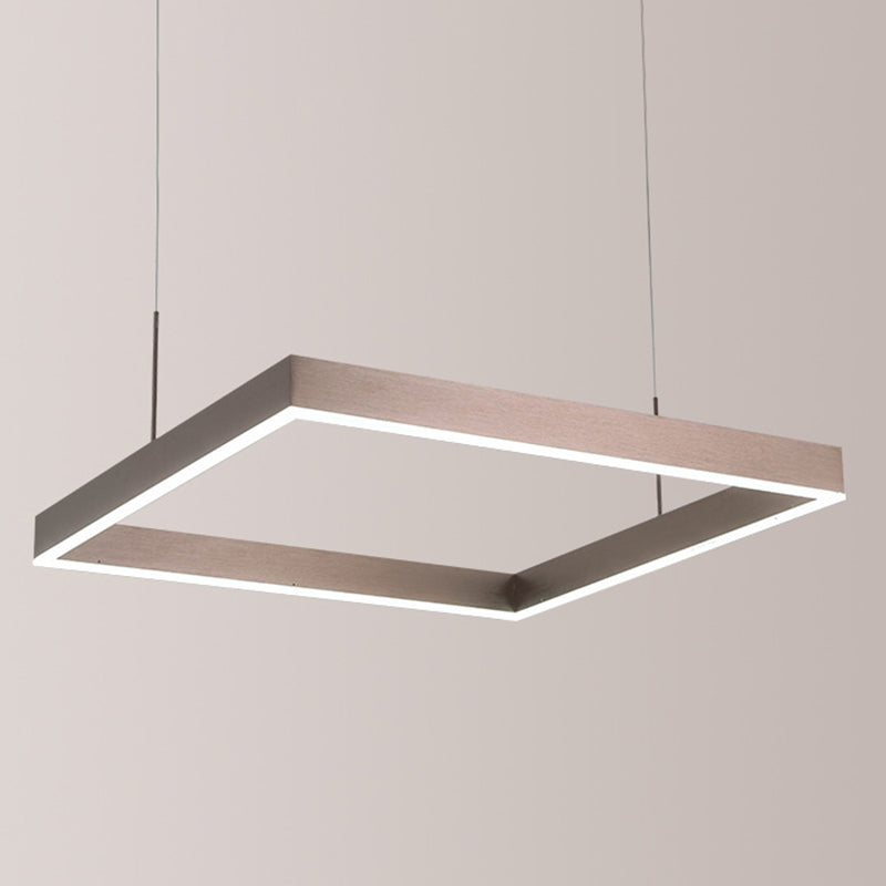 Modern Square Acrylic Pendant Ceiling Light Taavita LED Chandelier Lighting Fixture