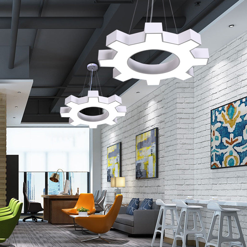 Converted Fitness Studio - LED Metallic Modern Style Pendant Lighting