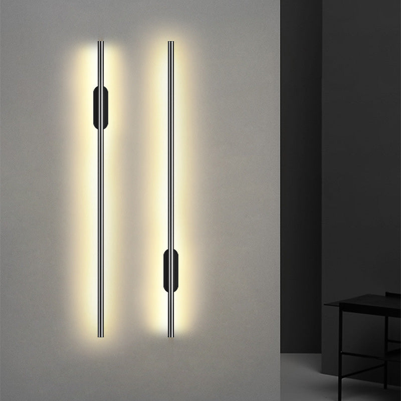 Taavita LED Wall Lamp - Simple Style, Metallic Lighting for Living Room, Modern, Metal, Warm, Interiors