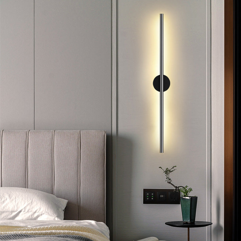 Taavita LED Wall Lamp - Simple Style, Metallic Lighting for Living Room, Modern, Metal, Warm, Interiors