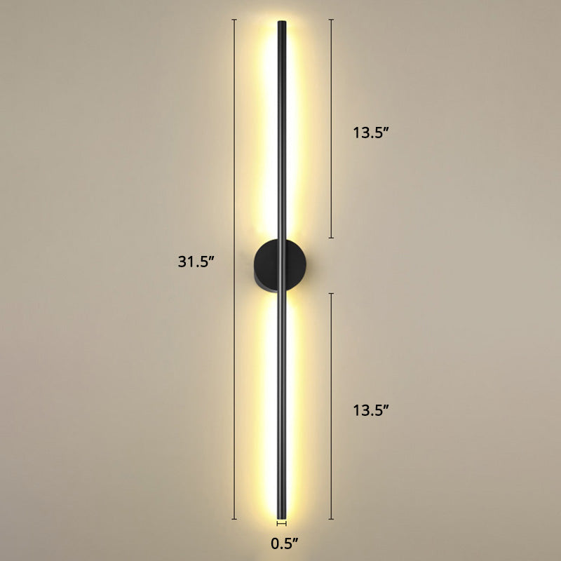 Taavita LED Wall Lamp - Simple Style, Metallic Lighting for Living Room, Modern, Metal, Warm, Interiors