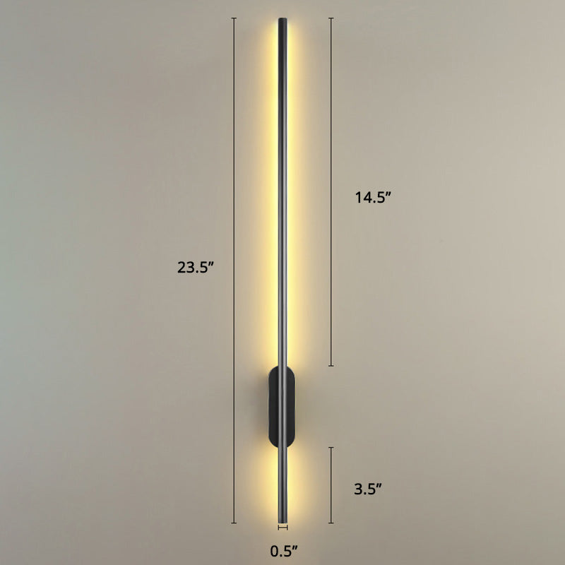 Taavita LED Wall Lamp - Simple Style, Metallic Lighting for Living Room, Modern, Metal, Warm, Interiors